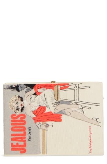 Olympia Le-tan Jealous Book Clutch - Ivory