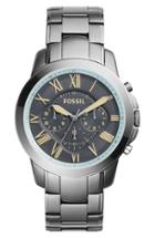 Men's Fossil 'grant' Chronograph Bracelet Watch, 44mm