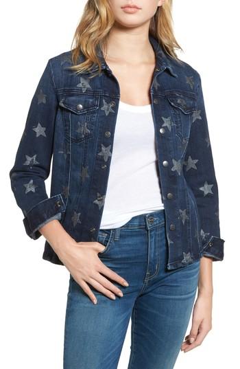 Women's Current/elliott The Mechanic Denim Jacket - Blue