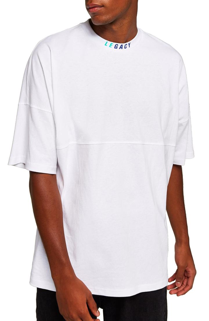 Men's Topman Legacy Oversize T-shirt - White