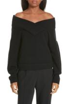 Women's Ji Oh Crop Wool & Cashmere Sweater - Black