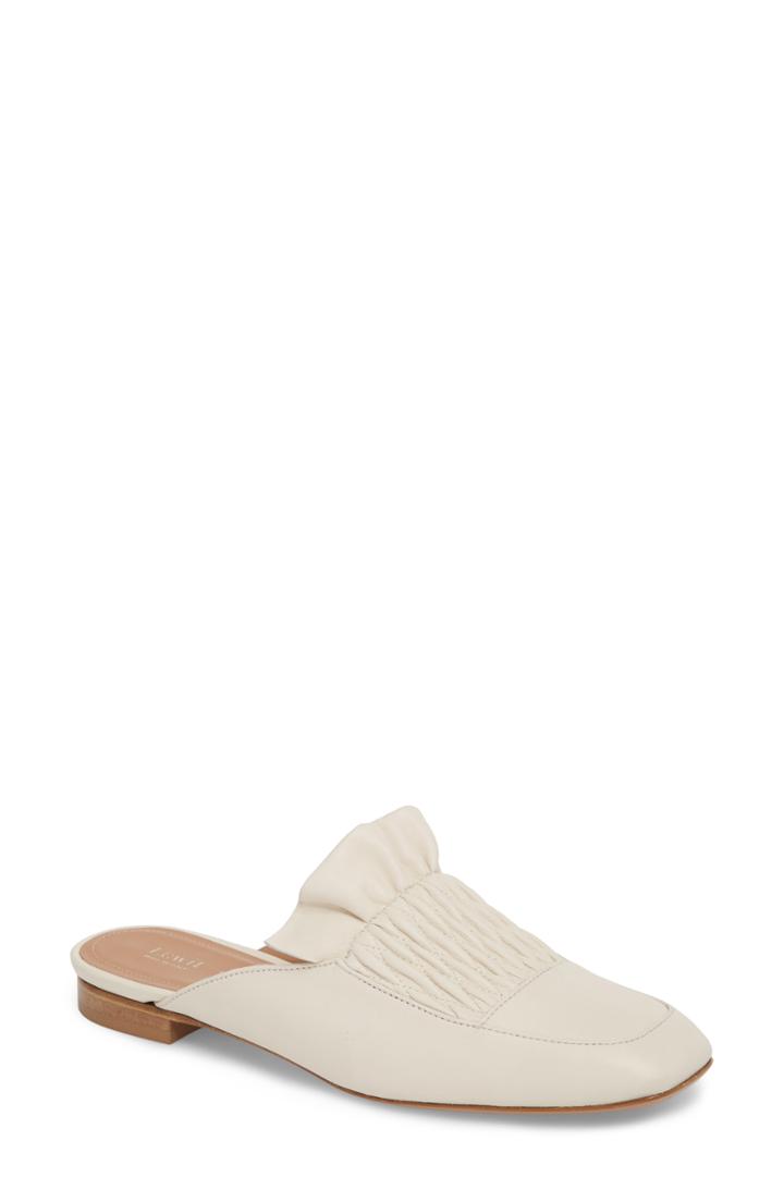 Women's Lewit Serena Ruffled Loafer Mule Us / 35eu - Ivory