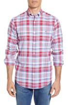 Men's Vineyard Vines Firework Plaid Tucker Classic Fit Sport Shirt - Red