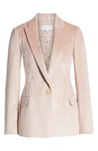 Women's Reiss Carie Cotton Corduroy Blazer Us / 6 Uk - Pink