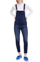 Women's Free People Ankle Skinny Fit Overalls - Blue