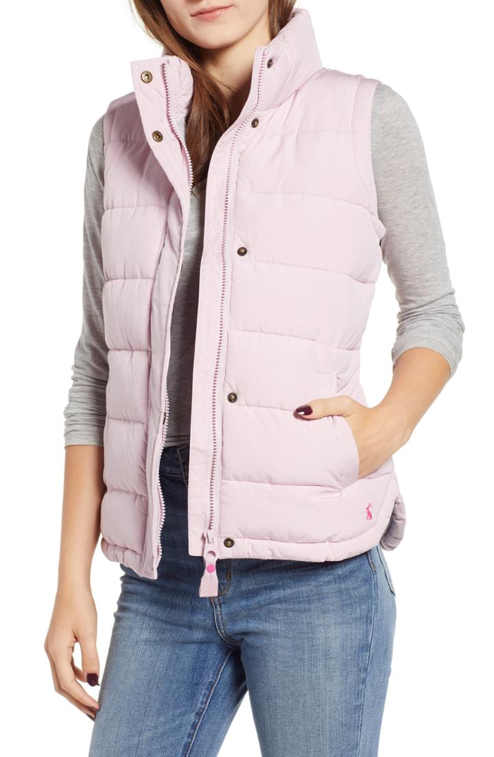 Women's Joules Padded Vest - Purple