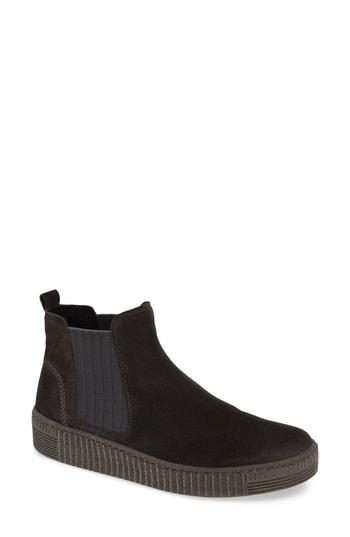 Women's Gabor Chelsea Sneaker .5 M - Grey