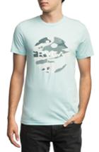 Men's Rvca Stash Motors Graphic T-shirt - Blue