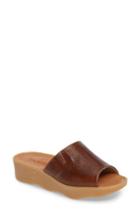 Women's Famolare Slide N Sleek Wedge Slide Sandal M - Blue