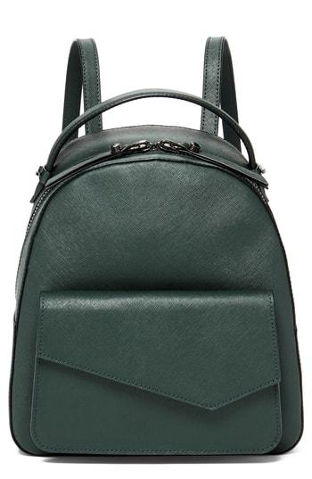 Botkier Cobble Hill Calfskin Leather Backpack - Green