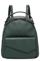 Botkier Cobble Hill Calfskin Leather Backpack - Green