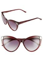 Women's Ted Baker London 57mm Cat Eye Sunglasses - Purple
