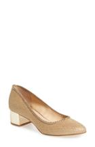 Women's Imagine By Vince Camuto 'hetty' Block Heel Pump .5 M - Metallic