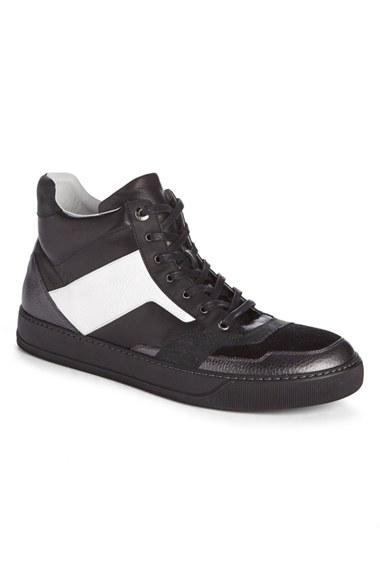 Men's Lanvin Mid Top Sneaker Us / 9uk - Black