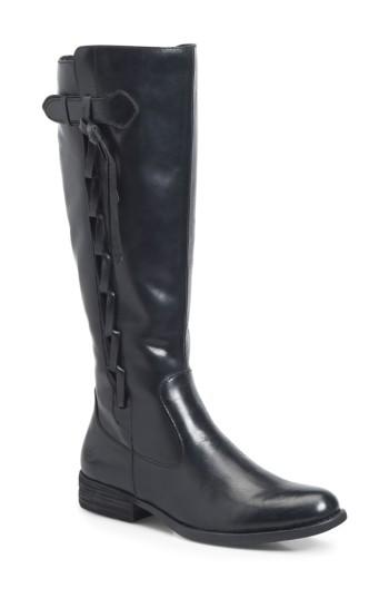 Women's B?rn Cook Knee High Boot Regular Calf M - Black