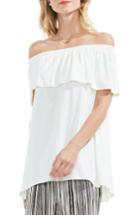 Women's Vince Camuto Ruffle Off The Shoulder Top