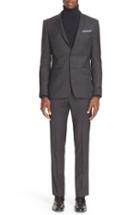 Men's Givenchy Extra Trim Fit Textured Wool Suit