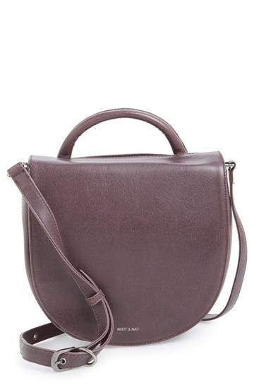 Matt & Nat 'parabole' Faux Leather Crossbody Bag - Brown