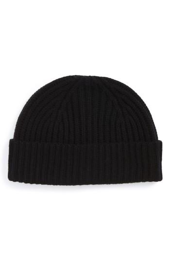 Men's Nordstrom Men's Shop Wool & Cashmere Beanie - Black