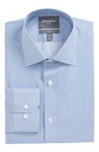 Men's Bonobos Frampton Slim Fit Stretch Geometric Dress Shirt - 36 - Blue