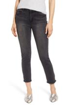 Women's Wit & Wisdom Ab-solution Embellished Ankle Jeans - Black