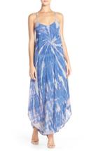Women's Fraiche By J Tie Dye A-line Maxi Dress - Blue