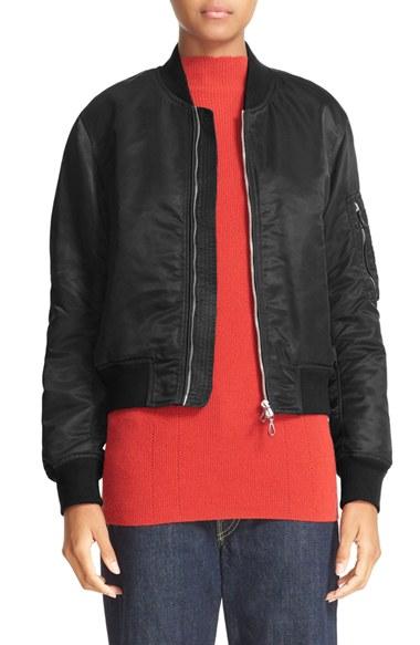 Women's Rag & Bone 'manston' Nylon Bomber Jacket