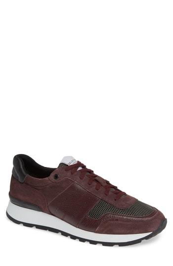 Men's Selected Homme Frank Mix Sneaker Us / 42eu - Purple