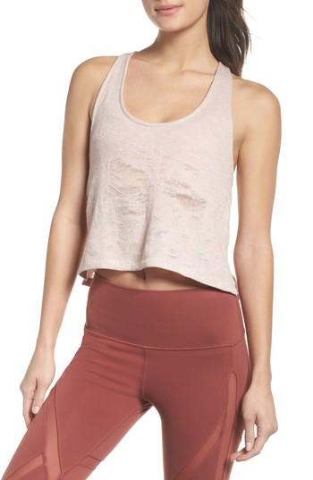 Women's Alo Step 2 Crop Tank - Pink
