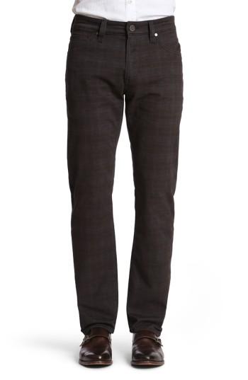 Men's 34 Heritage Courage Straight Leg Plaid Pants X 34 - Grey