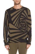 Men's Twenty Spiral Crewneck Sweater - Green