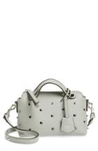Fendi Mini By The Way Crystal Embellished Convertible Leather Crossbody Bag -