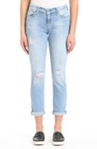 Women's Mavi Jeans Ada Ripped Boyfriend Jeans - Blue