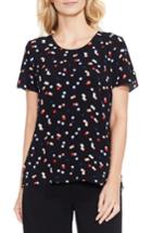 Women's Vince Camuto Multi Dot Colorblock Top - Black