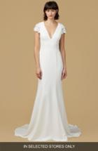 Women's Nouvelle Amsale Amanda Mermaid Gown, Size - White