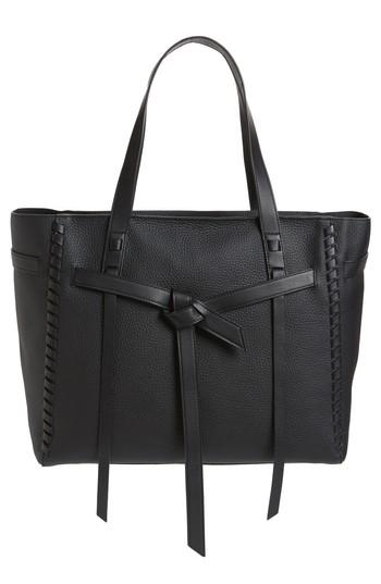 Allsaints Cami East/west Leather Tote - Black