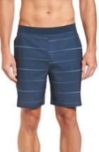 Men's Hurley Alpha Trainer Stripe Shorts - Blue