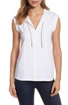 Women's Michael Michael Kors Chain Tie Top - White