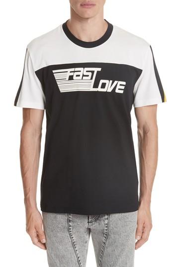 Men's Givenchy Fast Love Graphic T-shirt - Black