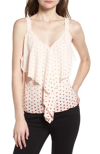 Women's Trouve Ruffle Front Tank - Pink
