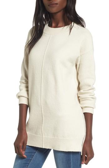 Women's Bp. Seam Front Tunic Sweater - Beige