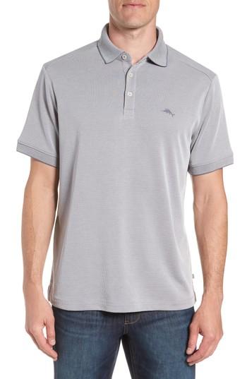 Men's Tommy Bahama Coastal Crest Polo - Grey