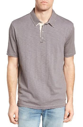 Men's True Grit Slub Jersey Polo - Grey