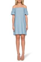 Women's Willow & Clay Off The Shoulder Minidress - Blue