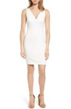 Women's Soprano Cross Back Body-con Dress - Ivory