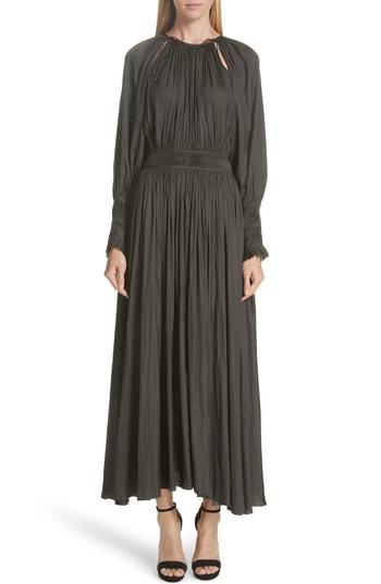 Women's Ulla Johnson Adonia Double Keyhole Maxi Dress - Grey