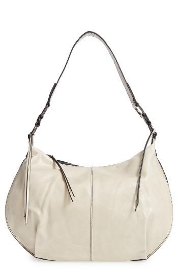 Hobo Lennox Leather Shoulder Bag - Ivory