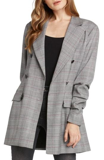 Women's Willow & Clay Double Breasted Plaid Jacket