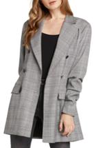 Women's Willow & Clay Double Breasted Plaid Jacket