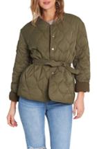 Women's Billabong Take Detours Quilted Jacket - Green